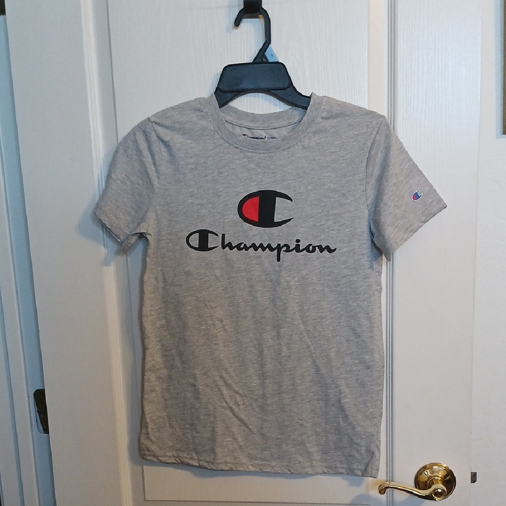 NWOT-Boys Champion Gray Short Sleeve Tee - size 14/16